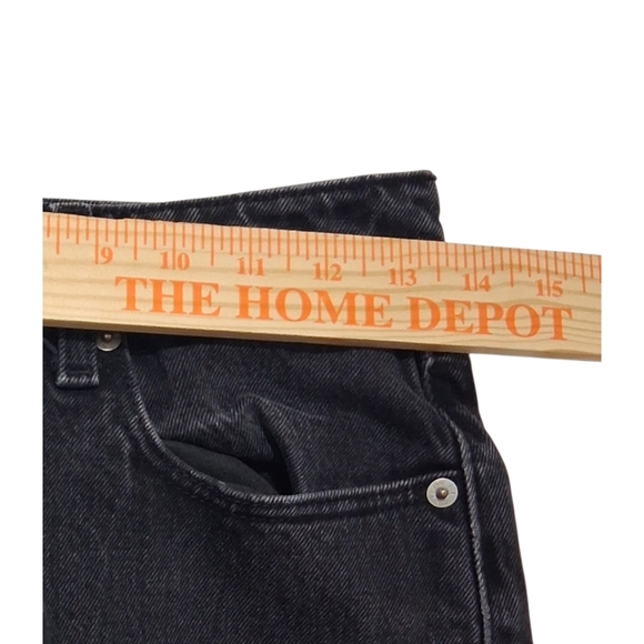 EUC Abercrombie & Fitch High Rise Mom Jeans Sz. 26 Short Destructed - Picture 4 of 12